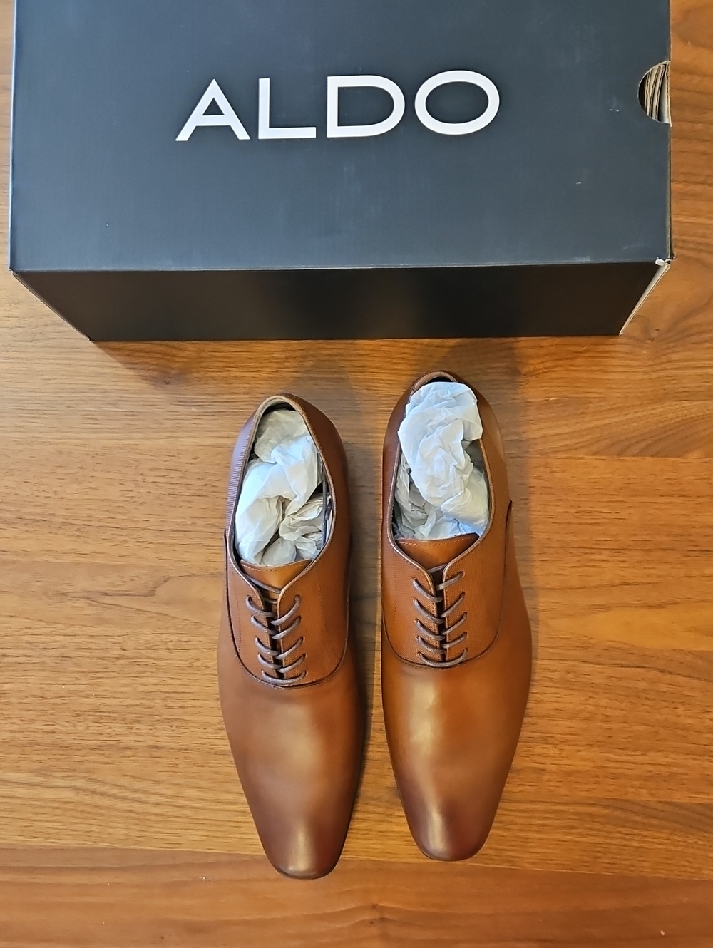 Aldo Piccadilly Leather Oxford Lace-Up Dress Shoes